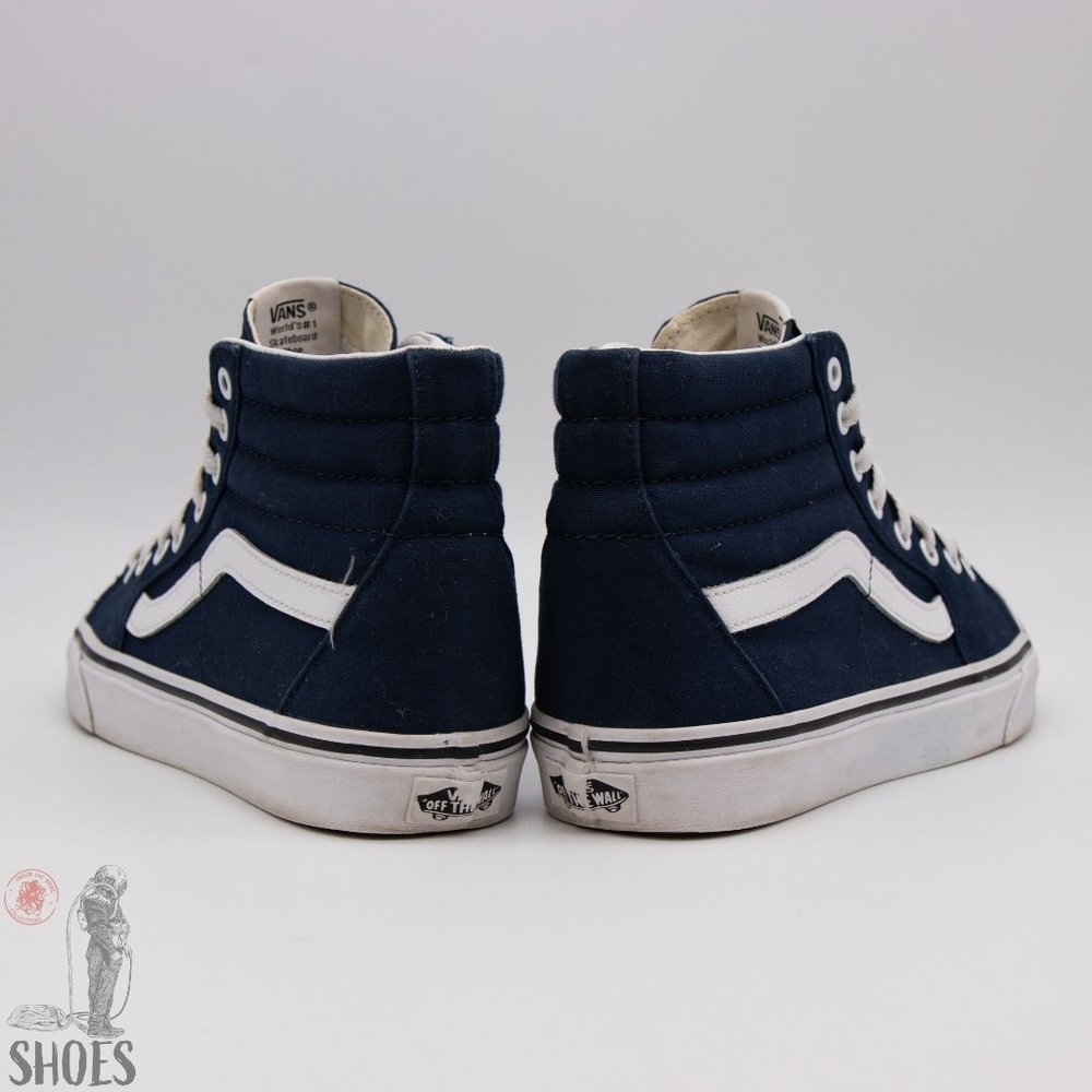 Vans Blue Canvas High-Top - Women's 9.5 - Picture 7 of 13